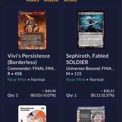 Portfoil MAGIG Gathering All Cards Near Mint Condition,Not Played Cards
