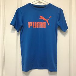 Blue and orange puma top boy’s athletic