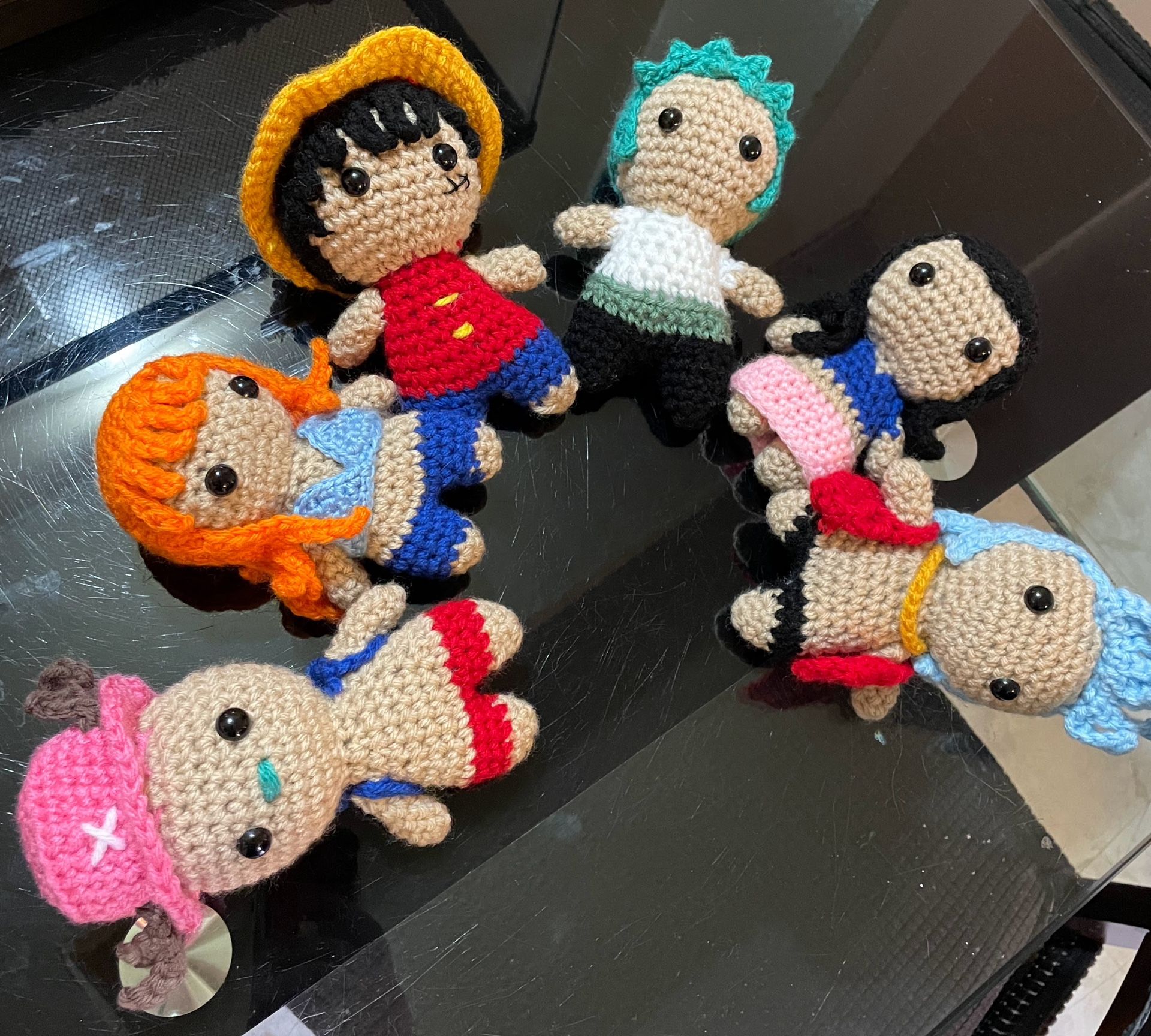 Crochet One Piece Plushies Set of 3