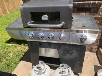 Gas Grill Plus 2 Empty Tanks 