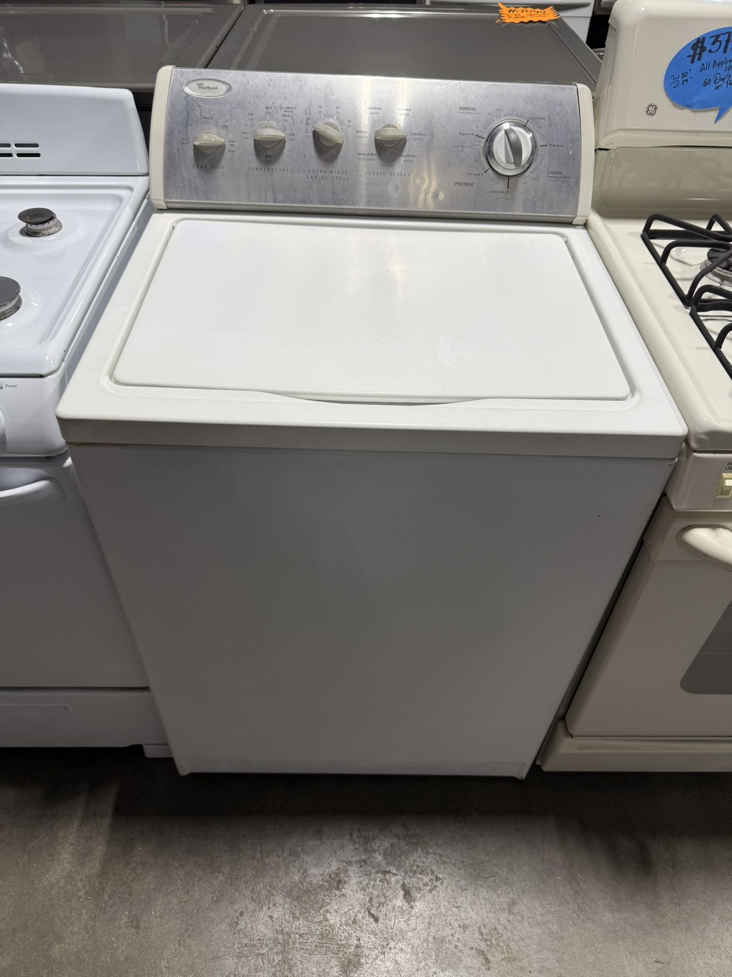 Whirlpool top load washer