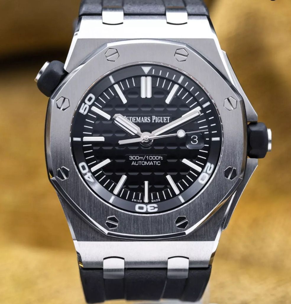 Audemars Piguet 42 Royal Oak 15710ST Offshore Diver Open...