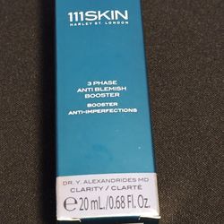 111SKIN 3 Phase Anti Blemish Booster FULL SIZE .68 Fl Oz / 20 mL NIB