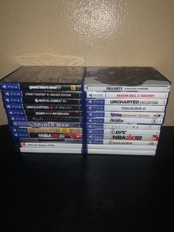 PlayStation 4 Video Game Collection PS4 For Sale