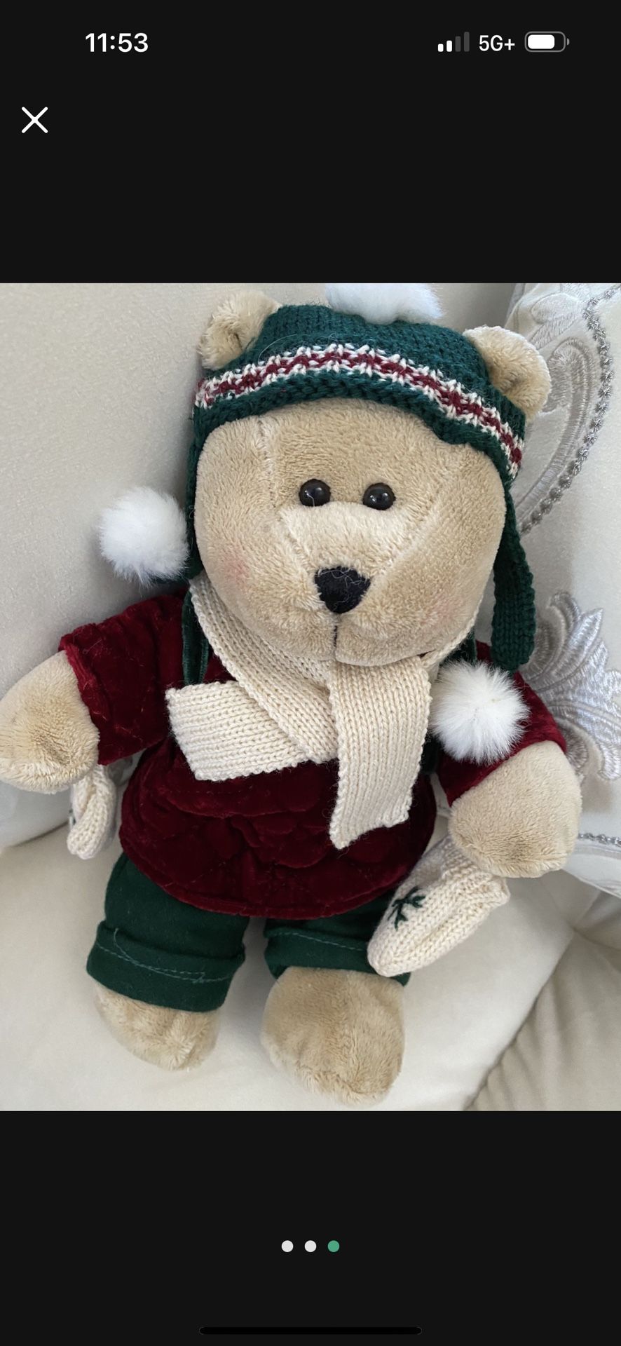 Christmas Starbucks Bear