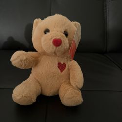 Brown Teddy Bear Plush Valentine’s Day