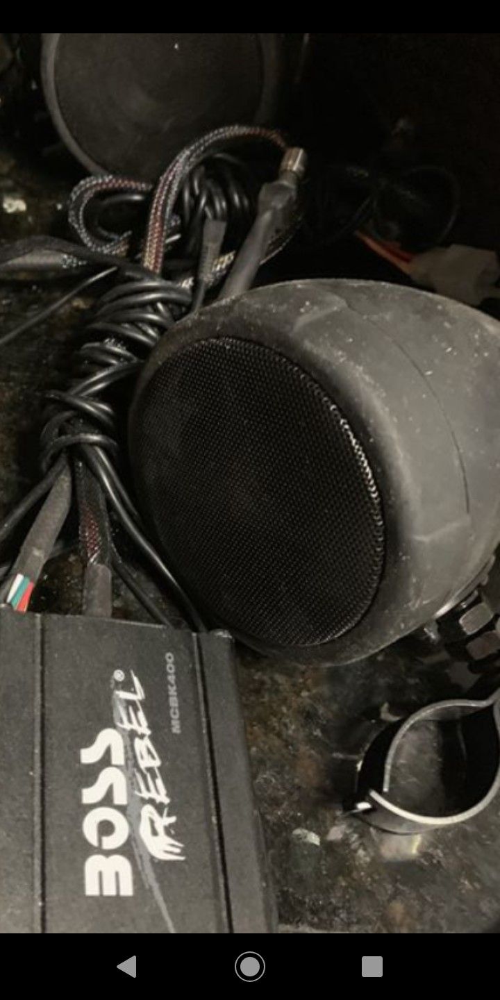 Boss Motorcycle Speakers