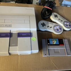 Super Nintendo & Mario World 