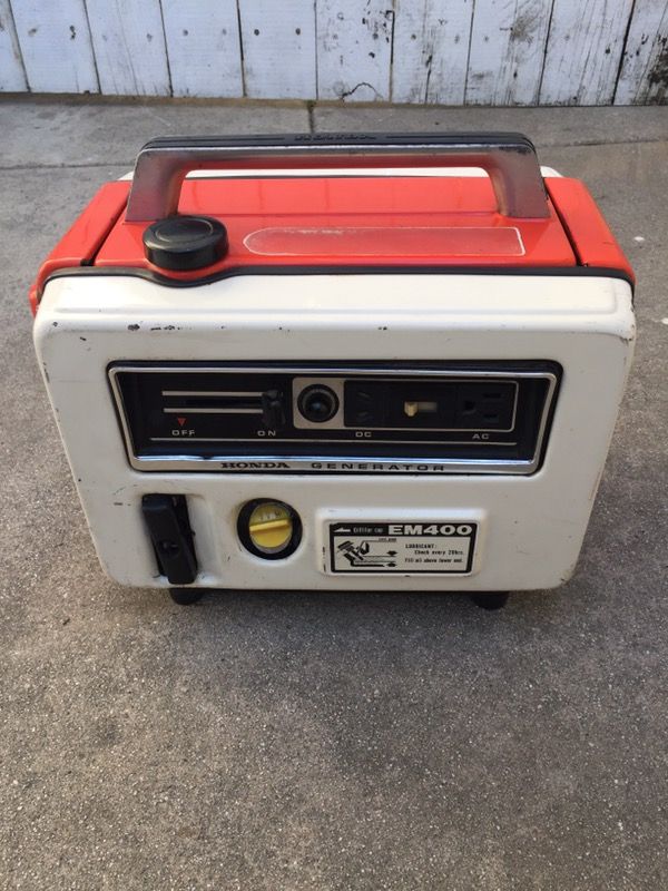 Honda EM 400 generator vintage very light in excellent condition