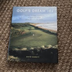 Golf coffee table book