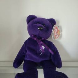 Princess Diana Bear TY Beanie Baby Rare & Retired 1997 NEW Condition