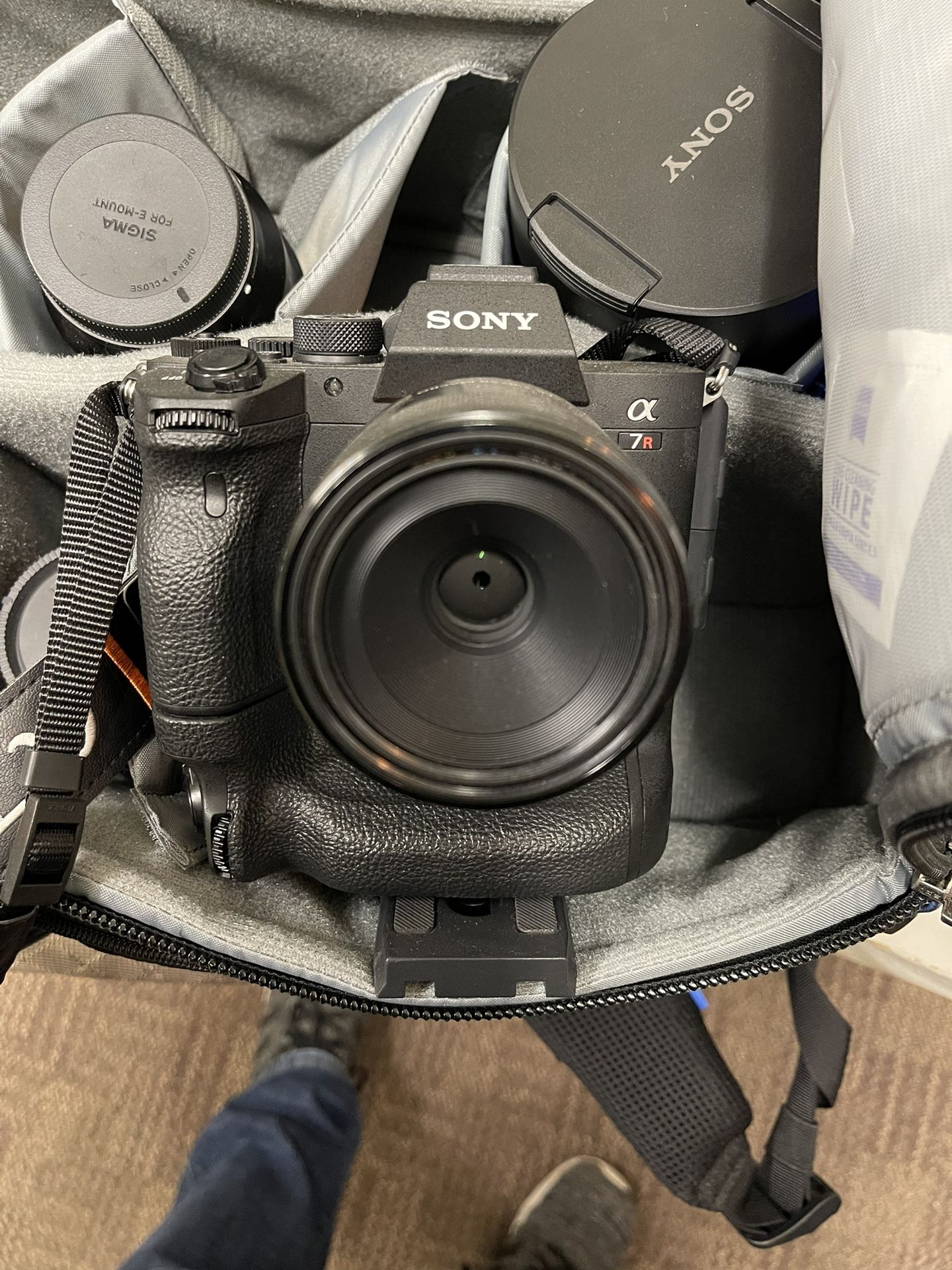 Sony A7R iii with Sony 28-70 F 3.5-5.6 Sony Vertical Grip