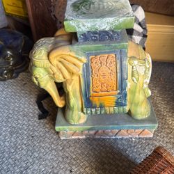 Porcelain Elephant Stand Amazing  