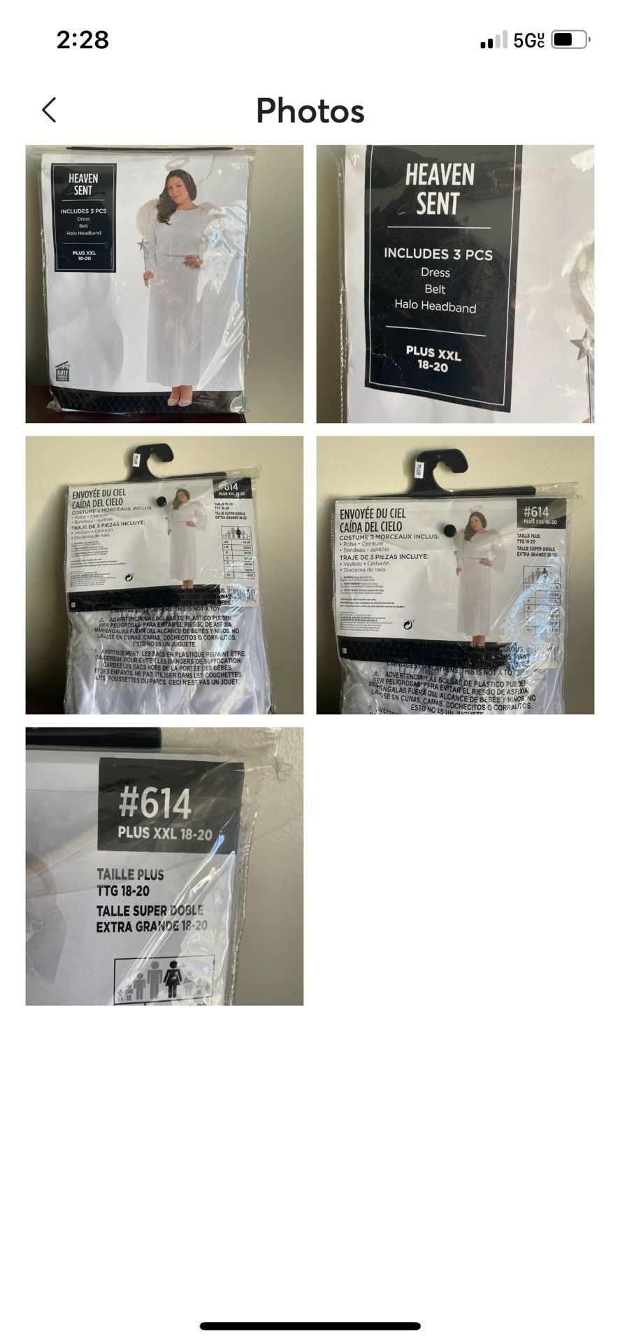 Woman’s Heaven  Sent Angel Halloween Costume