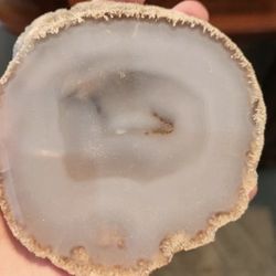 Natural Agate Slice Home Accent