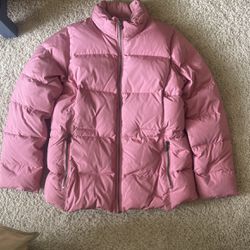 Pink Puffer Snow Jacket 