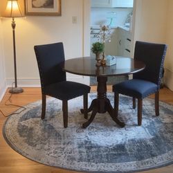 Dining table and 2 chairs