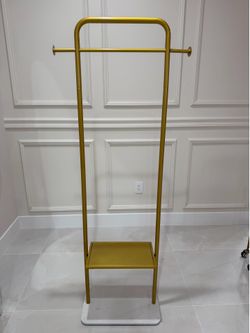 Gold Clothing Rack