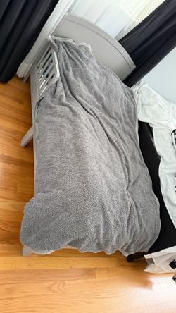 Toddler bed gray $45