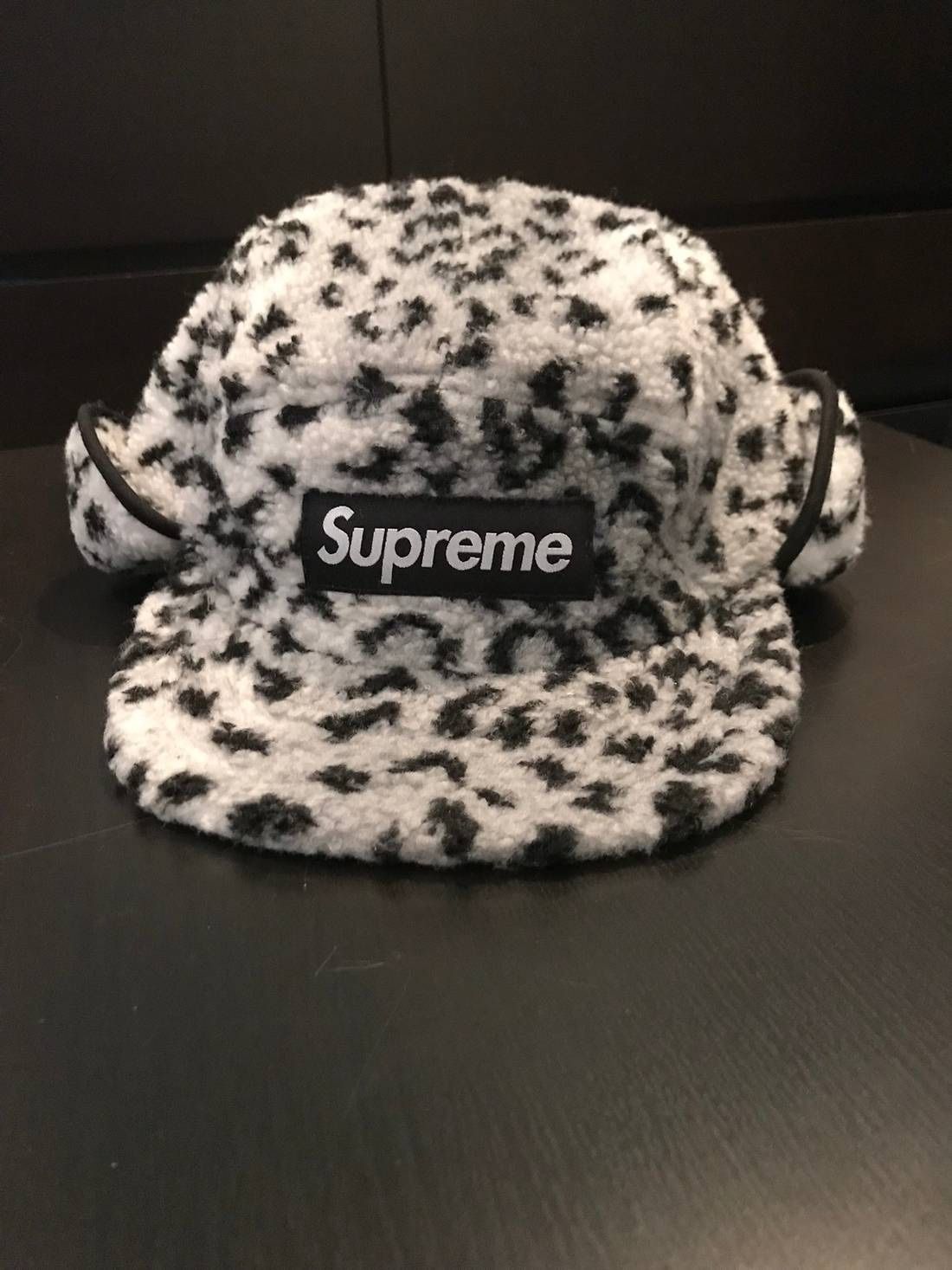 SS17 White Leopard Supreme Hat
