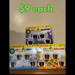 Airwick Refills $9 each pack of 4