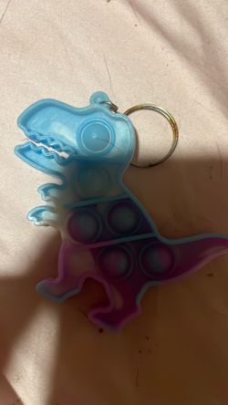Poppit Dinosaur Keychain