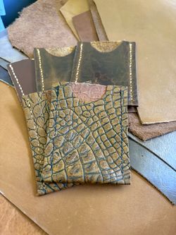 Leather (Business Card Holders, Pen & iPad & Eyeglasses Case etc)