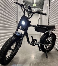 750 Watt Electric E-Bike, 35Mph, Miami Style, 20x4.0 Fat Tire