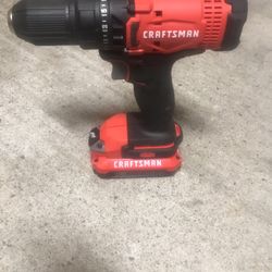 CRAFTSMAN DRILL & BATTERY