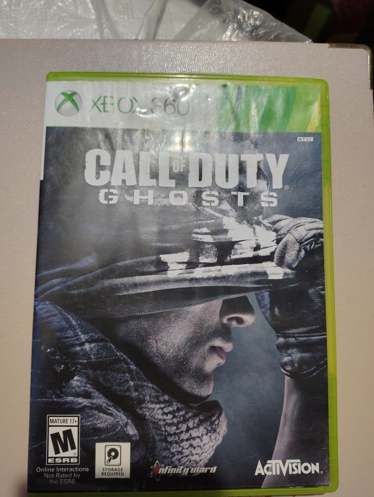 Xbox 360 Gall Of Duty Ghosts 2 Disc
