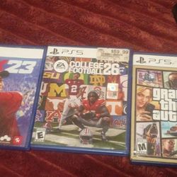 gta5, College Football 26, 2k23 Ps5 Games