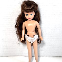 Katie Partially Clothed in White Undies from Vintage 1992 Kid Kore “Katie, Kelly’s Little Sister”