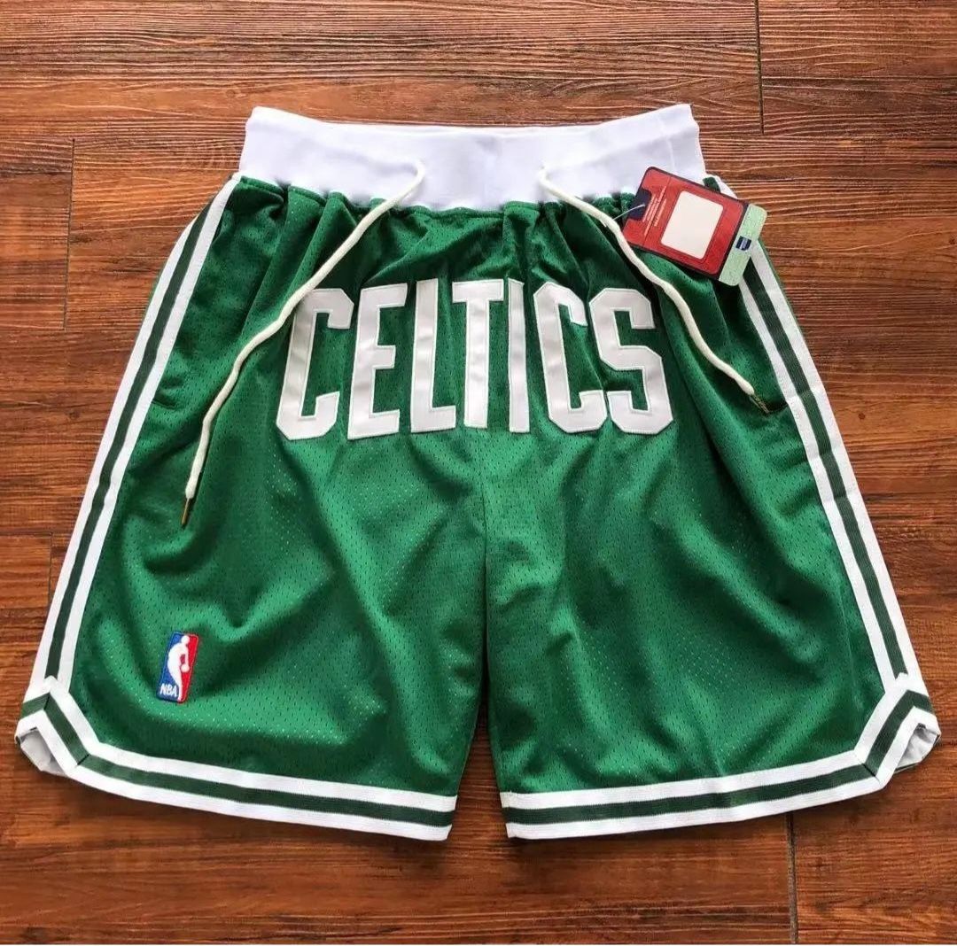 Boston Celtics Green Shorts For Men And White Shorts Basketball Shorts Christmas Gifts 