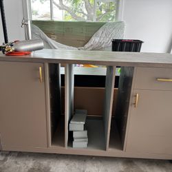 Custom Bar Unit W/ Beer Tap And Fridge