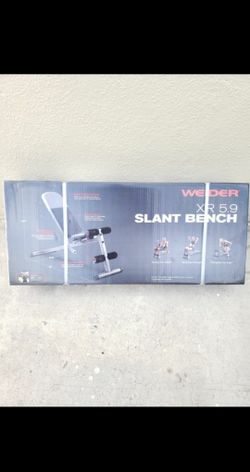 WEIDER XR 5.9 Slant Bench for Sale in Santa Ana CA OfferUp