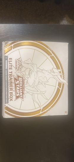 Pokémon cards elite trainer box brilliant stars opened