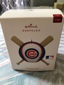 Hallmark Chicago Cubs Ornament: Magic, Plays Take Me Out To The Ballgame, NEW