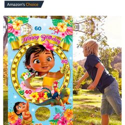 Moana Birthday Decor And Game