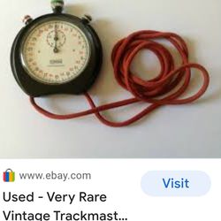 Rare Model Stop Watch I've Included Where I Found Its Value On eBay I'm Attempting To Raise Money To Replace My Eyeglasses Please Buy My Items Thank Y