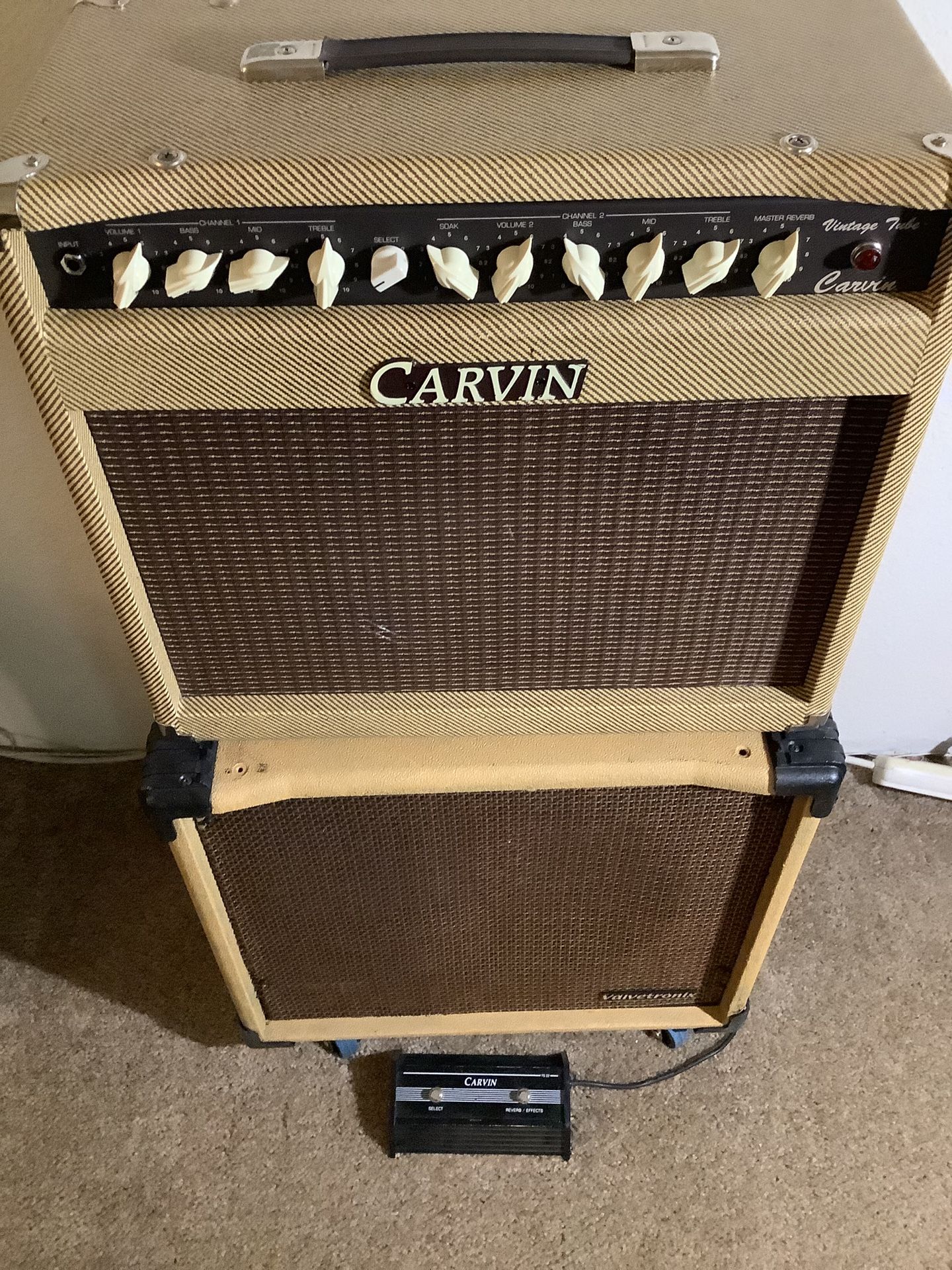 CARVIN Vintage Tube Stack. HOT ROD MOD!!!