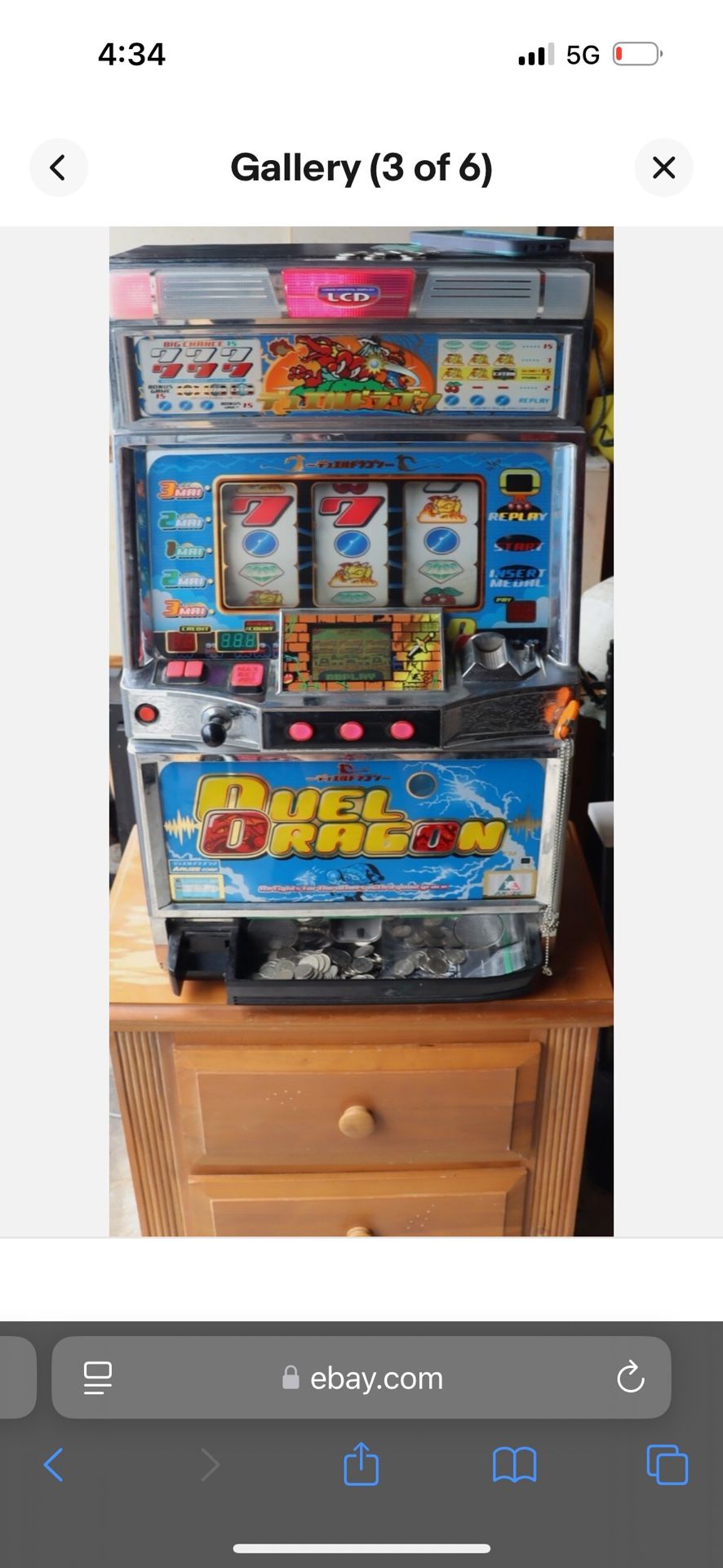 Dual dragon slot machine works everything