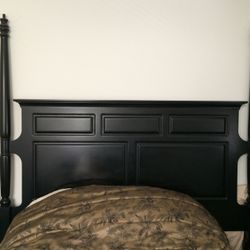 CAL KING Bed Set, Complete Bedroom Black Modern