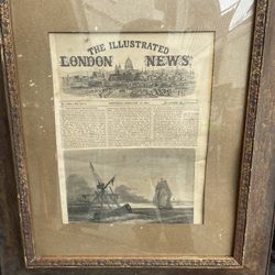 Vintage English Newspaper Clipping From 1866