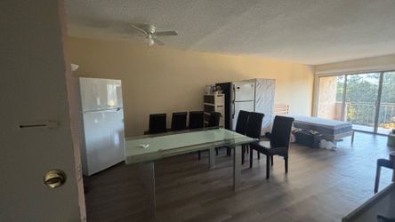 Glass dining table