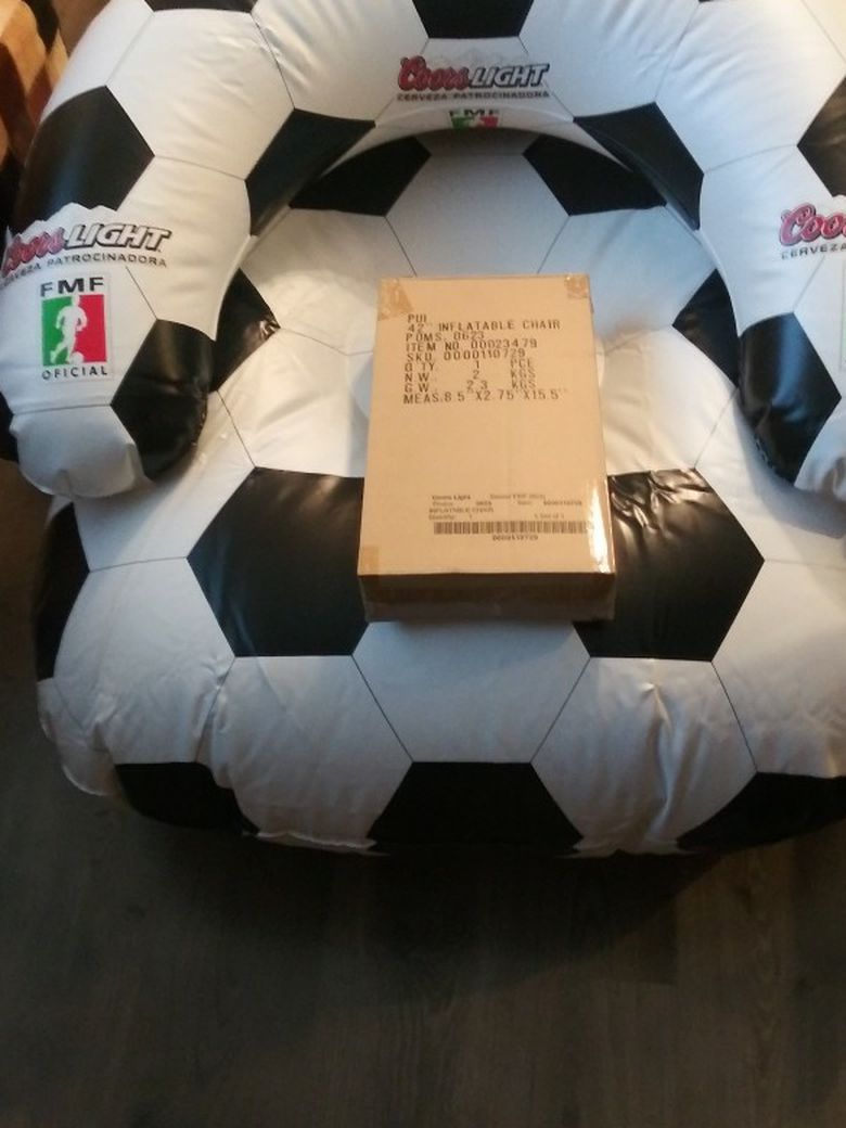 Inflatable Coors Light Soccer Chair