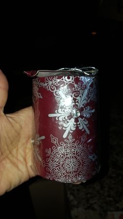 Pier 1 new pillar holiday candle, unscented