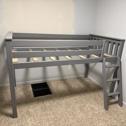 Max & Lily Twin Low Loft Bed – Clay Color | Great Condition
