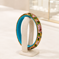 Vintage Chinese Cloisonné Bangle Bracelet