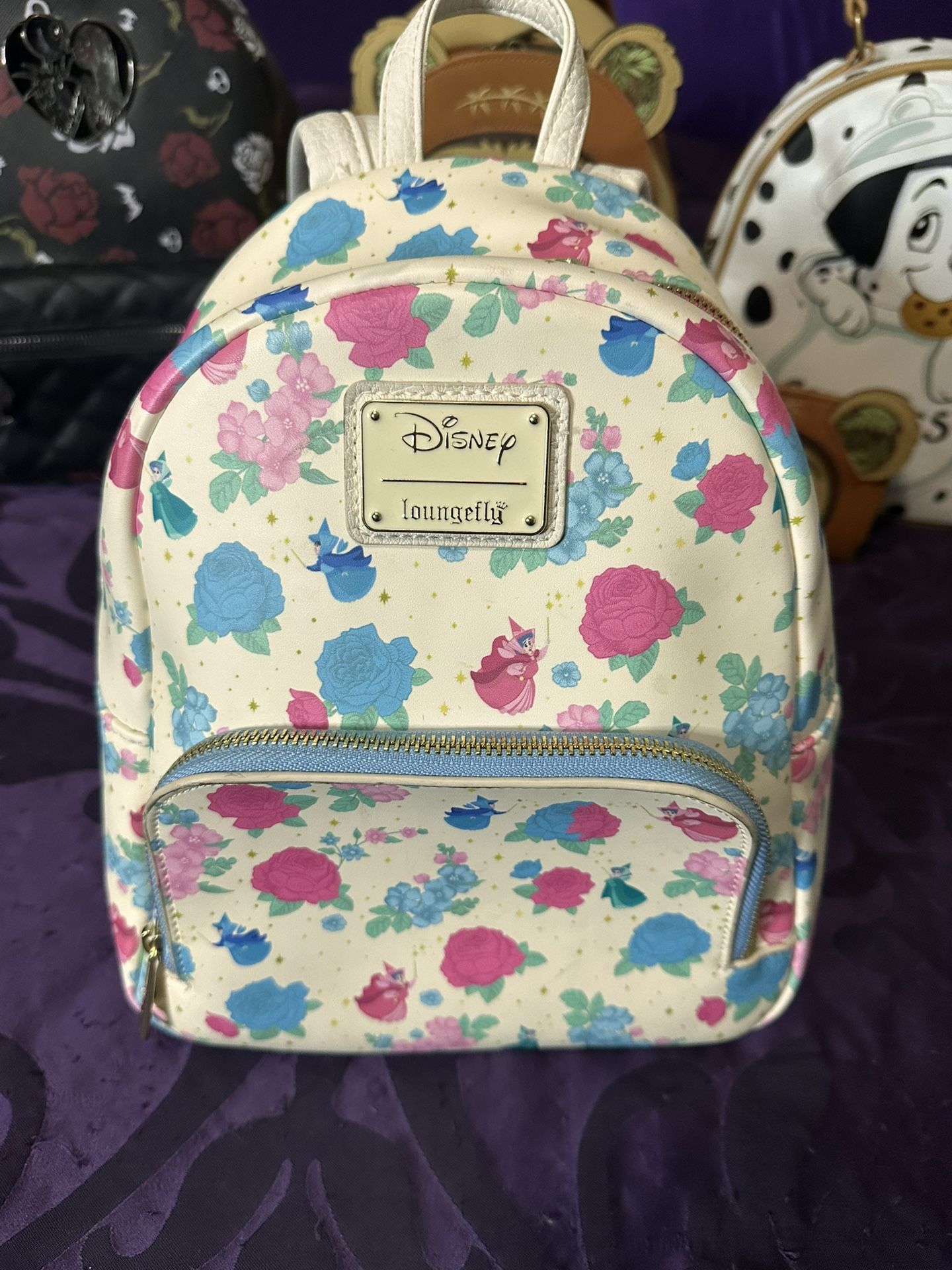 Disney Sleeping Beauty Floral Fairy Godmothers Mini Backpack  display picture 1