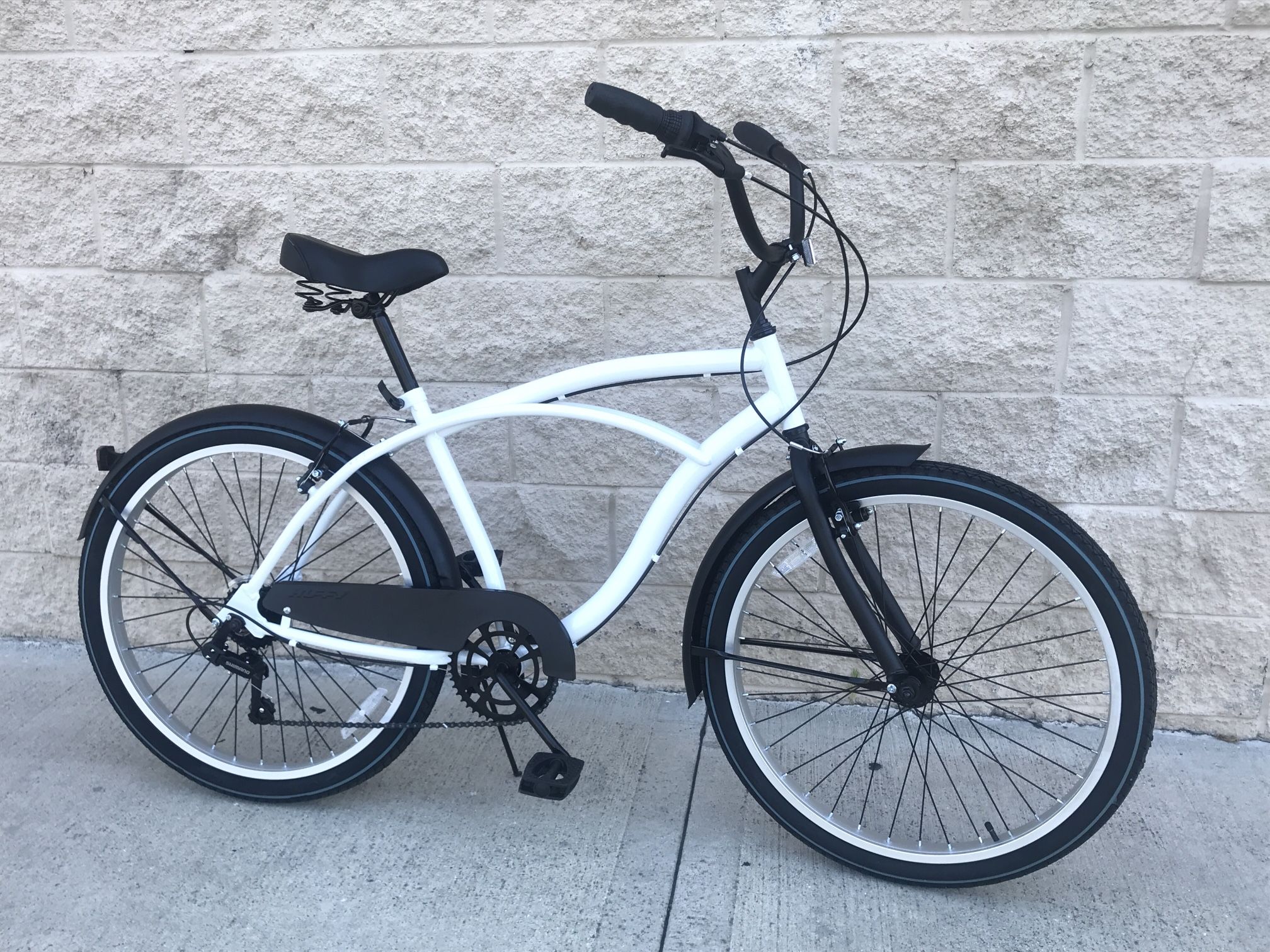 New Bike!!! Men’s 7-speed Beach Cruiser Bicycle, White